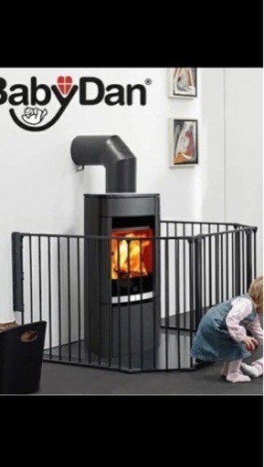 ベビーダン　ベビーゲート　XL ブラック