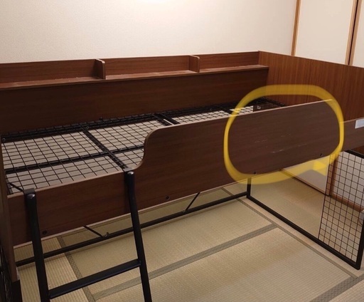 【受け渡し予定者様あり】ニトリ　ロフトベッド