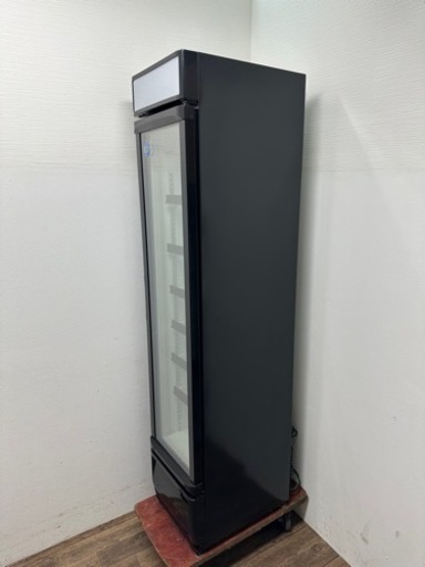 美品　JCM 　ジェーシーエム　業務用　冷凍ショーケース　１３３L　スリムタイプ　１ドアストッカー　ＬＥＤ　２０２１年製　RITCS-