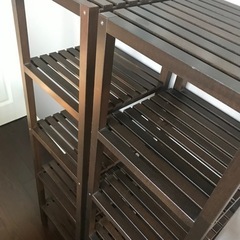 IKEA モルゲル　棚（ダークブラウン ）の画像