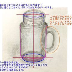 通信添削☆オンラインでデッサン添削指導します♪の画像