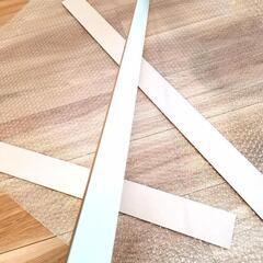 DIY☆工作☆白の薄い長板 4枚！の画像