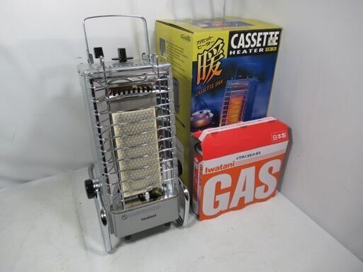 1ヶ月保証/カセットヒーター/カセットストーブ/ガスヒーター/ガスストーブ/ボンベ付き/屋外用/アウトドア/イワタニ/Iwatani/CB-7N/中古品/JKN5008/