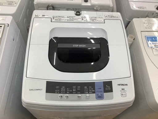 スリムなHITACHIの洗濯機のご紹介です^ - ^