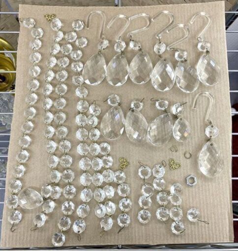 LIGLASS チェコ製10灯シャンデリア ボヘミアクリスタル 天井照明 アンティーク