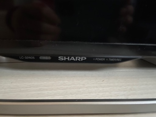 シャープ LC 32W25-B 【美品】外付HDD付き