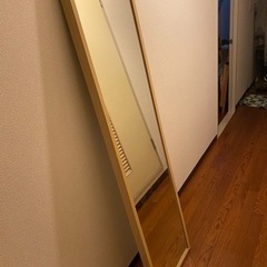 すみません！譲り先決まりました！【無料】ニトリ姿見の画像