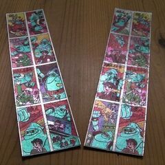 どちらか1シート◆1960年代の珍品「ホイル印刷・鉄人28号」8...