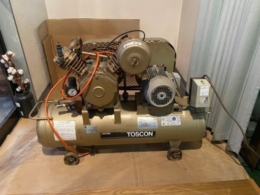 東芝 エアーコンプレッサー 中古