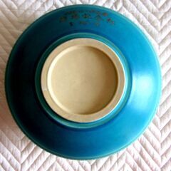 トルコブルー大鉢（新品）の画像