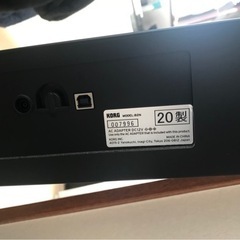 【取引相手決定】電子ピアノ88鍵KORGコルグB2Nスタンド付セットの画像