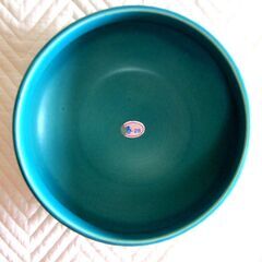 トルコブルー大鉢（新品）の画像