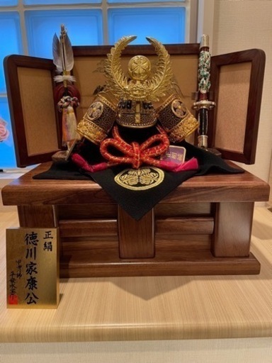 【美品】五月人形　兜飾り　お手入れ用品付き