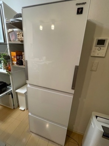 3月末の受渡しの為大特価！SHARP 両開き冷蔵庫350L