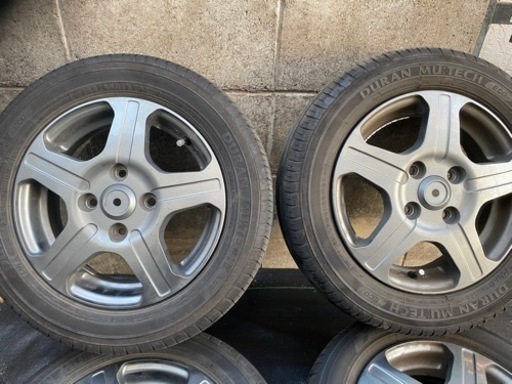 ☆社外アルミタイヤセット☆155/65R13☆軽自動車♪