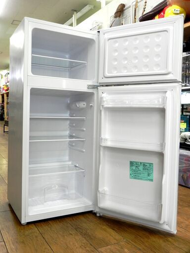 2ドア冷蔵庫 130L 2020年製 ハイアール JR-N130A 100Lクラス ホワイト 白 札幌 厚別店