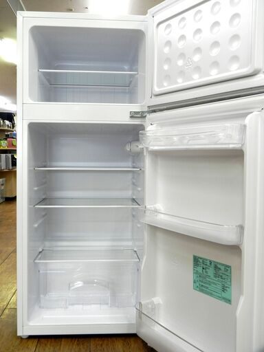 2ドア冷蔵庫 130L 2020年製 ハイアール JR-N130A 100Lクラス ホワイト 白 札幌 厚別店