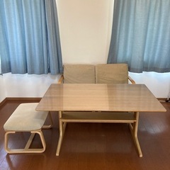(受け渡し予定者決まりました)無印良品 リビングでもダイニングで...