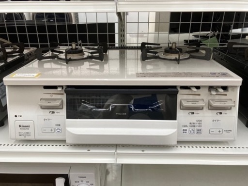★ジモティ割引有★180日保証★Rinnai ガステーブル 21年製★都市ガス用★  TJ621
