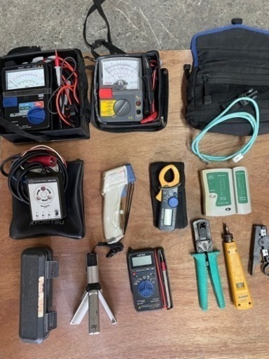 工具　電気　LAN 試験機　入線工具等