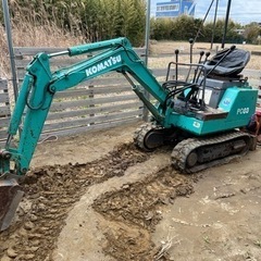 値下げ‼️komatsu  ミニユンボ　PC03 -1の画像