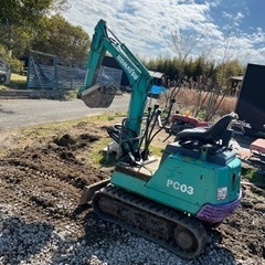 値下げ‼️komatsu  ミニユンボ　PC03 -1