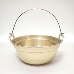 CD232 三協アルミ ツル付段付鍋 33cm 煮物 汁物