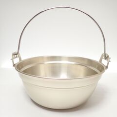 CD236 三協アルミ ツル付段付鍋 36cm 煮物 汁物