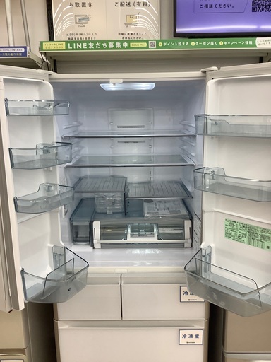 【トレファク イオンモール常滑店】安心の6か月保証付き！HITACHIの2018年製6ドア冷蔵庫！