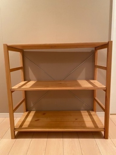 無印良品 パイン材 シェルフ