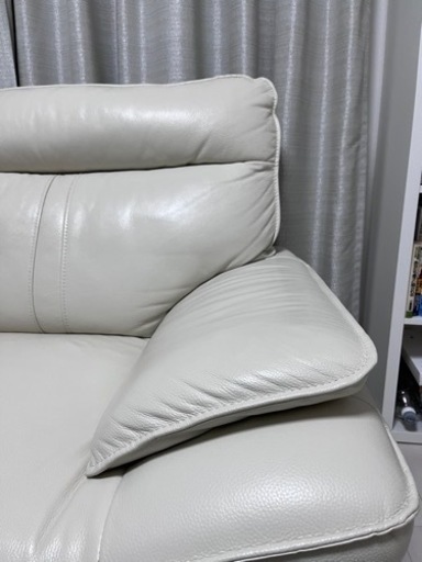 【美品】イタリア本革ソファ　２人用