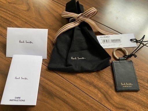 [再値下] Paul Smith ポールスミス キーリング メンズ レザー マルチストライプ マルチカラー M1A 4780 BMULTI 79