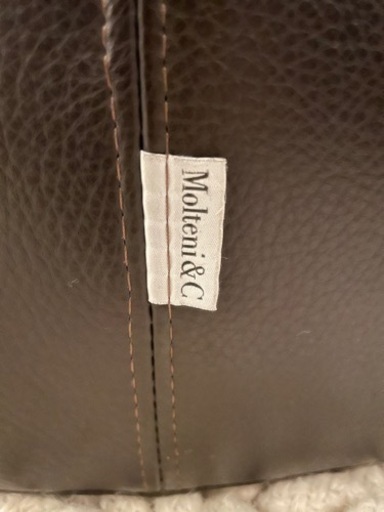 【美品】Molteni & C モルティーニ DOMINO スツール オットマン 革張り arflex アルフレックス取扱■50-60