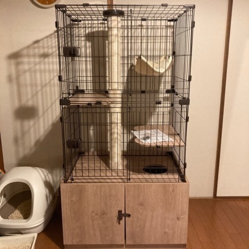 未使用猫用ケージ　注意事項あります