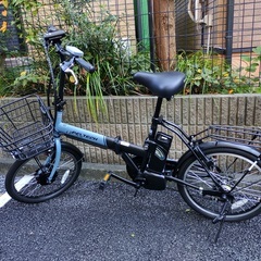 折り畳み式20インチ電動アシスト自転車【超美品】引き取り限定