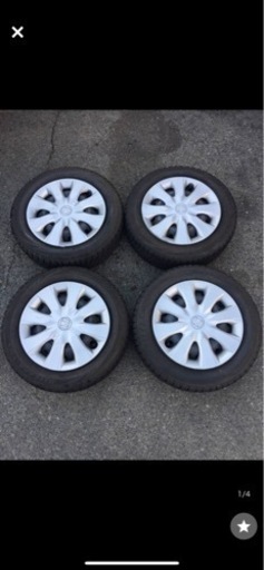 値下げ！　NBOX N ONE N WGN CUSTOMカスタム ホンダ Nボックス純正スチール 155/65R14 スタッドレスブリヂストンブリザック VRX　軽トラ