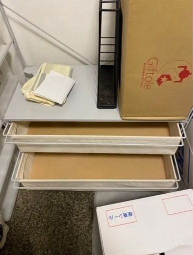 無印良品 スチールユニットシェルフ ワードローブセット 引き出し付