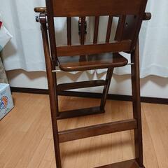 木製 ベビーチェア ハイチェア キッズチェア 子供 椅子の画像