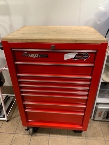 スナップオン KRHT4009 ツールキャビネット ウッドトップ付き