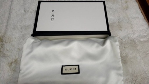 ほぼ未使用 超美品 GUCCI シマ メンズ  長財布 ブラック 保存袋 箱あり