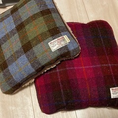 ハリスツイード クッション2個セットの画像
