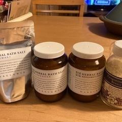 バスソルト4種（未開封）差し上げます
