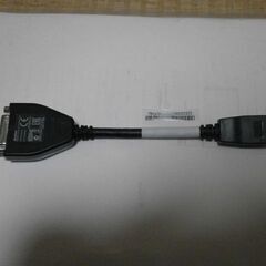 短いディスプレイポート～DVI-D変換コード/北区より