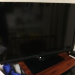 日立液晶テレビ&スピーカー付きテレビ台