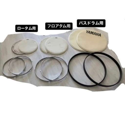 YAMAHAドラムセット中古  消音ヘッド付き