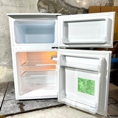 【ご成約済み🐾】シンプルが嬉しい2ドア冷蔵庫✨ 2台目にも⭕️ 配送無料🚛の画像