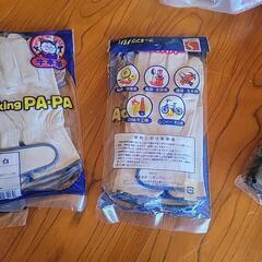 [引取者決まりました]本革　手袋　白　4個セットの画像