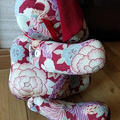 ＊お値引きしました＊小さなハンドバッグ👜と和柄人形2点での画像