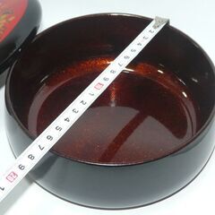 昭和レトロ　菓子器　新品　１３０　漆器の画像