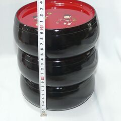 昭和レトロ　菓子器 3個セット 　新品　129　漆器の画像